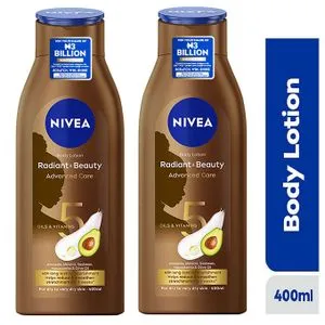 NIVEA Radiant & Beauty Advanced Care Body Lotion For Women - 400ml - Pack Of 2