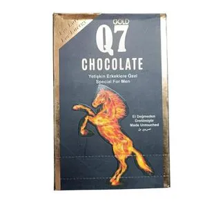 Q7 Gold Chocolate Bars for men - 12 bars in a box