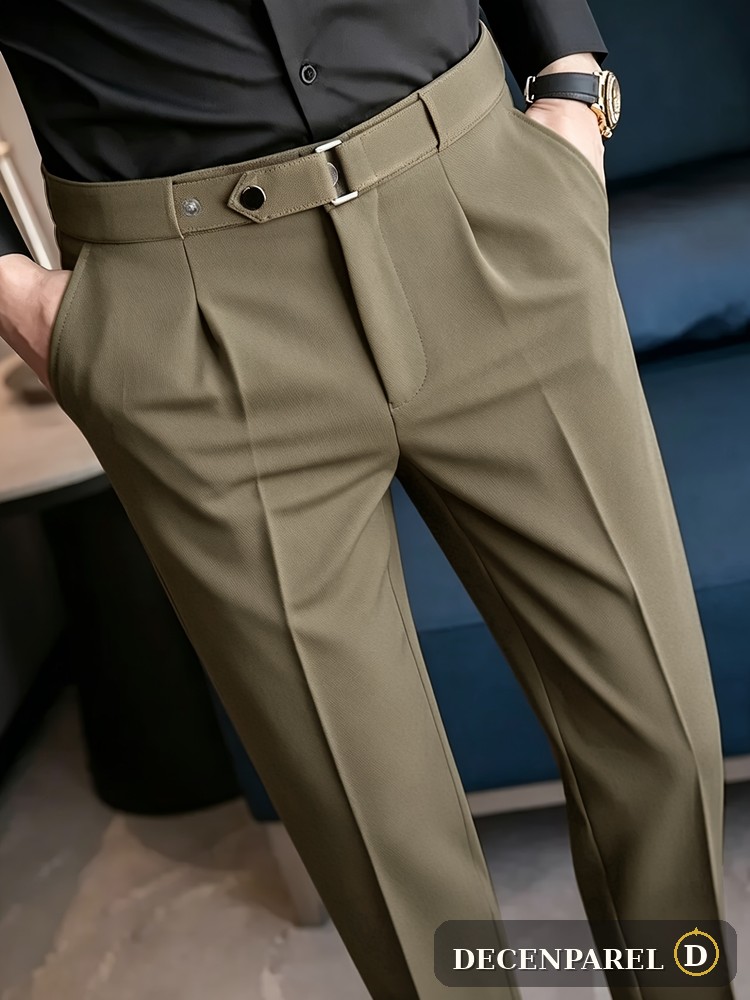 Decenparel Summer Solid Elegant Business Casual Shirt