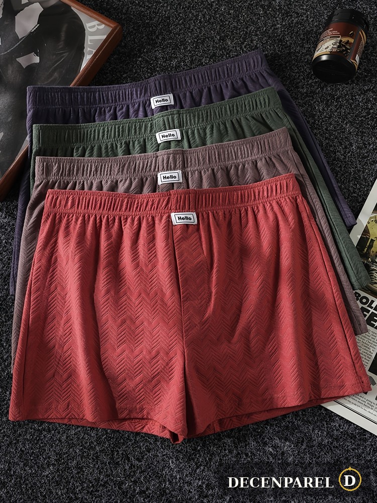 Decenparel Solid Color Lounge Boxers